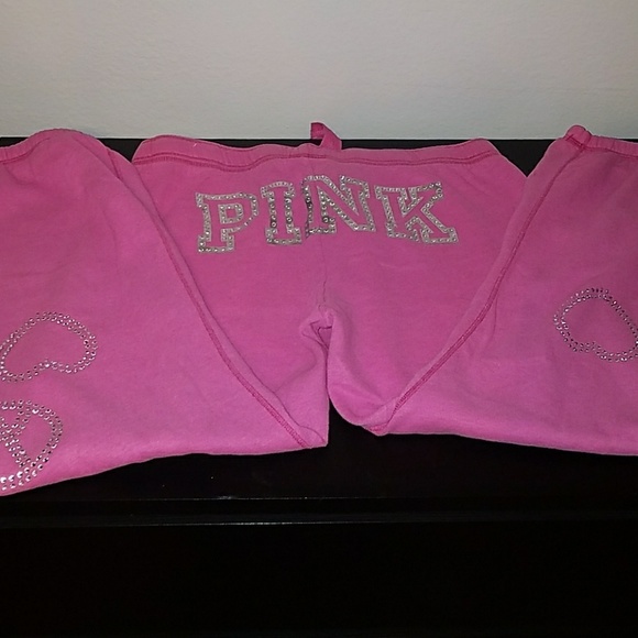 PINK Victoria's Secret Pants - Victoria secret Pink bling joggers size L